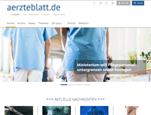 Tablet Screenshot of m.aerzteblatt.de
